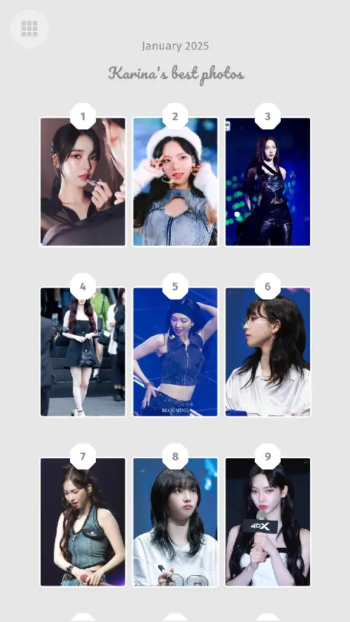 LandingPage-aespa game 6 MY fandom aespa game - Voting photo